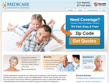 Tablet Screenshot of medicaresupplementalinsurance.net